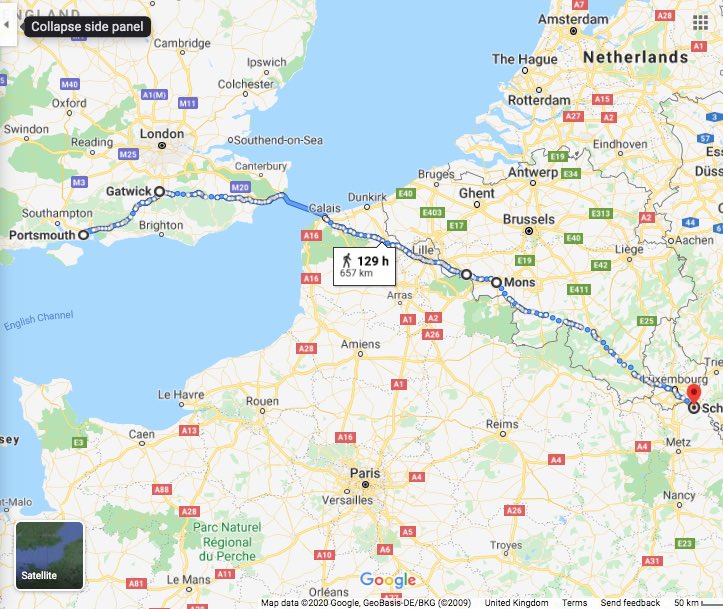The Wenches are over half way to Munich currently in we are in Schengen, Luxembourg. We will keep going 🙂 Please sponsor if you haven't already💙

justgiving.com/fundraising/po…