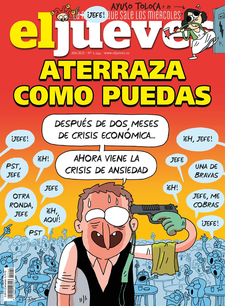 eljueves's tweet image. ¡¡LA PORTADA!!
Ha llegado la hora de luchar por lo que de verdad nos importa...

Por @igor_f_f