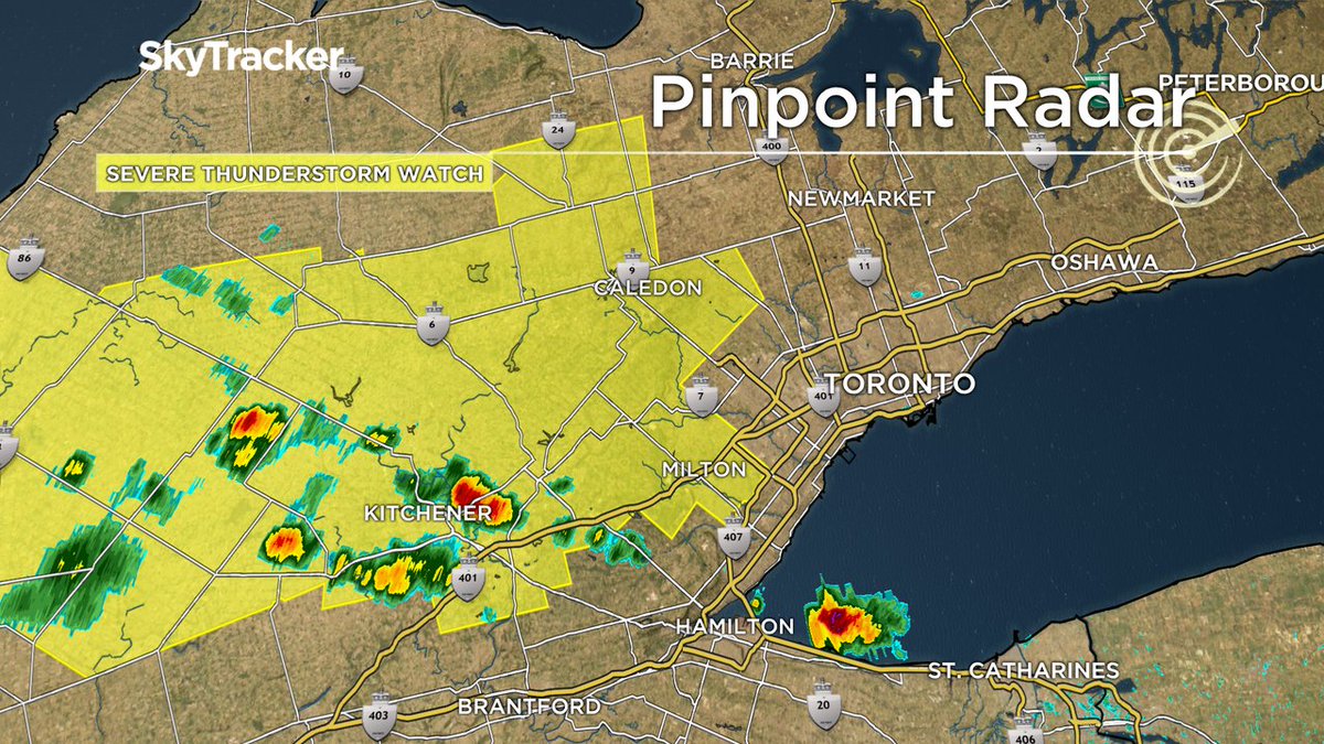 Watching these pop up thunderstorm for heavy rain and potentially small hail. They will most likely remain below severe limits before dissipating this evening.