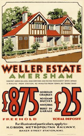 to Amersham and beyond. Begun in 1915, and promoted in all sorts of innovate ways, it was one of the earliest ‘place-selling’ campaigns in Britain #railwayarchitecture 2/2