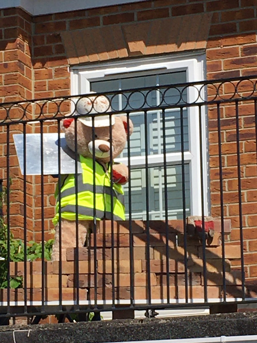 Bricklaying duties for Stanley Big Ted today building blocks for the end of lockdown. #buildingthefuture #NHS <a href="/LogFirepit/">Deluxe Log Fire Pit</a>