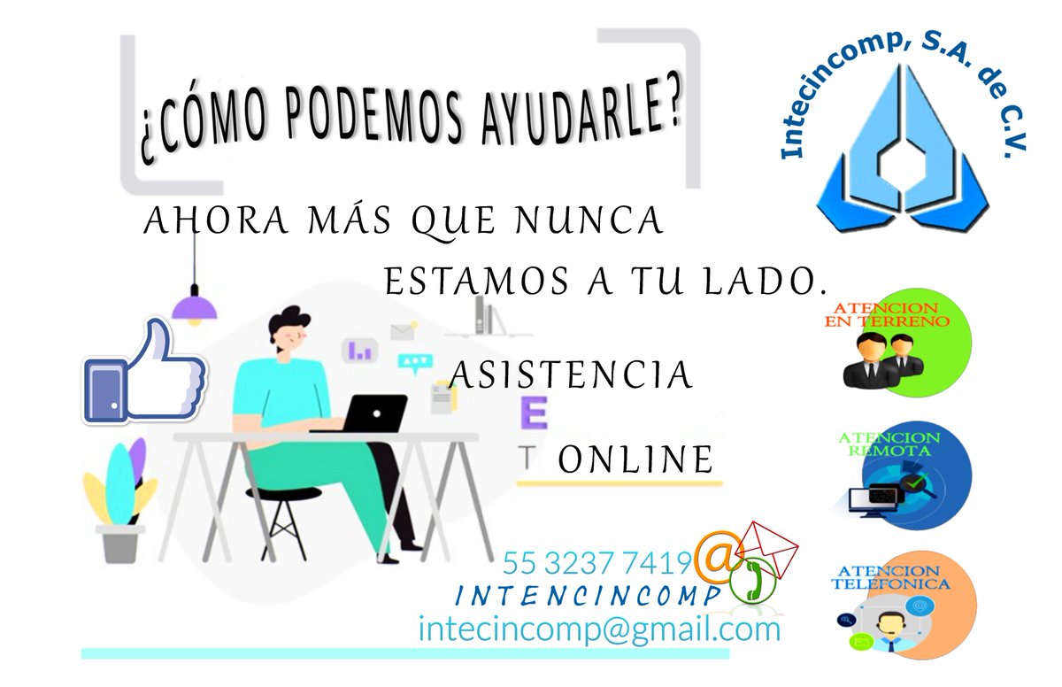 intecincomp's tweet photo. ⚡💫🙋
Necesita ayuda?
💻💯⌨💢🖱📲♨
Problemas de Software, hardware
🗨💣🗯💥💭🔥💬✨
Cómo podemos ayudarle?
📱📟☎📩🗒🎉
Ponte en contacto
https://t.co/eyZtZLNBh7
55-3237-7419
intecincomp@gmail.com @AlcaldiaMHmx @AlcaldiaAO @vidallerenas @julioc_moreno @patiaceves24 @patiaceves https://t.co/JcMDsGCFhc