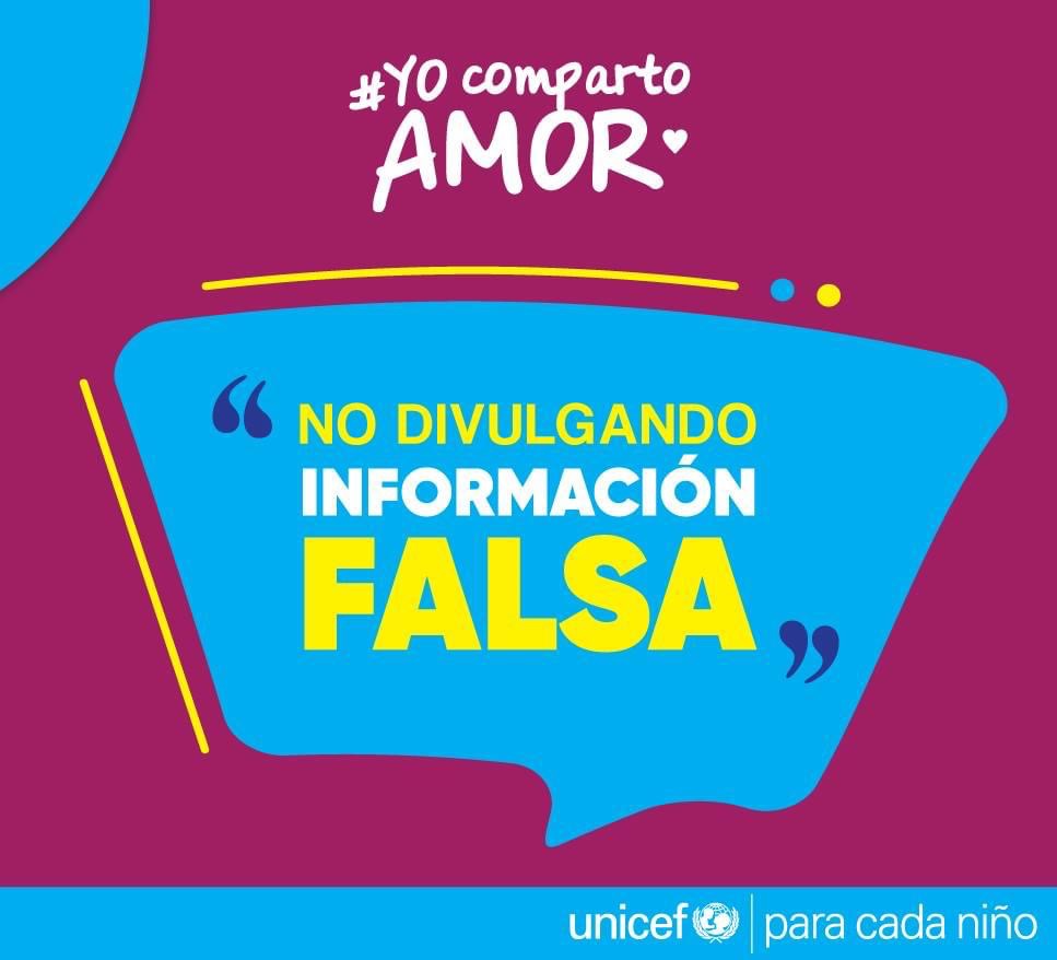 UnicefSV's tweet photo. Cuéntanos ¿cómo compartes amor con tu familia en esta cuarentena?
💙 Súmate a #YoCompartoAmor
Publica una foto o video mostrando alguna actividad que estas realizando con tu familia en esta cuarentena.
Etiquétanos y nosotros RT tu publicación
#COVID19 https://t.co/7swKcKLz68