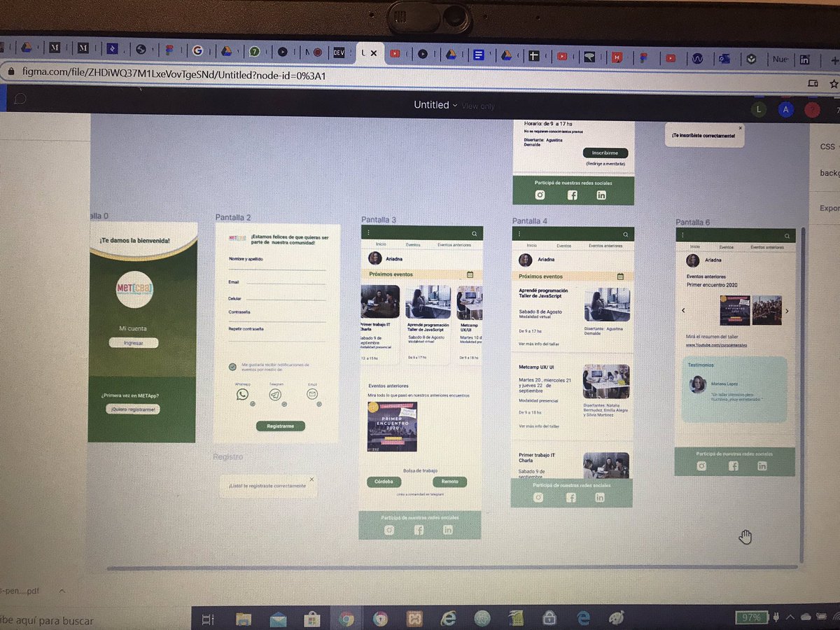 Loletri's tweet photo. Mejorando nuestro prototipo 💕
#MeTCampUXUI
@MeTCBaOk https://t.co/ybUMR8Tiy2