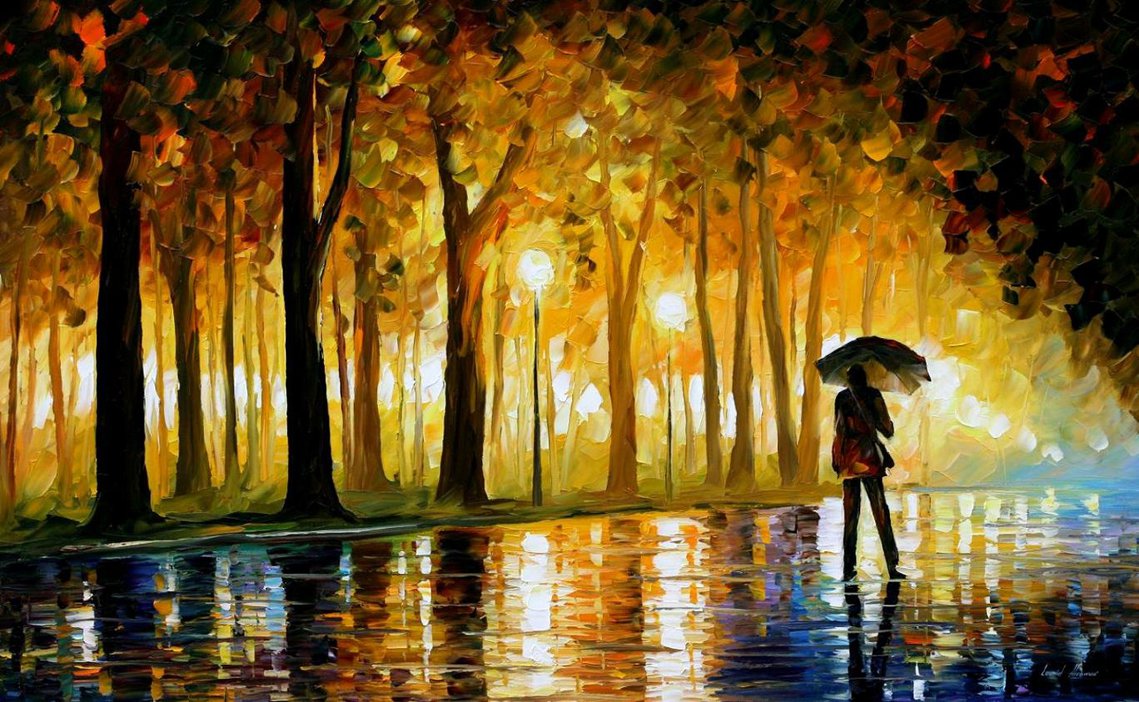 jen_carp's tweet photo. Bewitched Park by Leonid Afremov https://t.co/xjP5kQ9btf https://t.co/xjLR7ICkBH