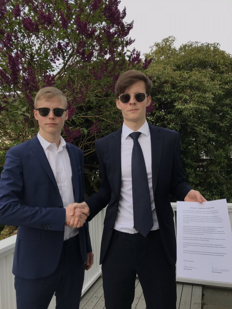 AdneJonsbraten's tweet photo. I am pleased to announce that i have taken on the position as CEO of Jonsbråten Family Fund. Keep it in the family! https://t.co/PfGc4IZIBy