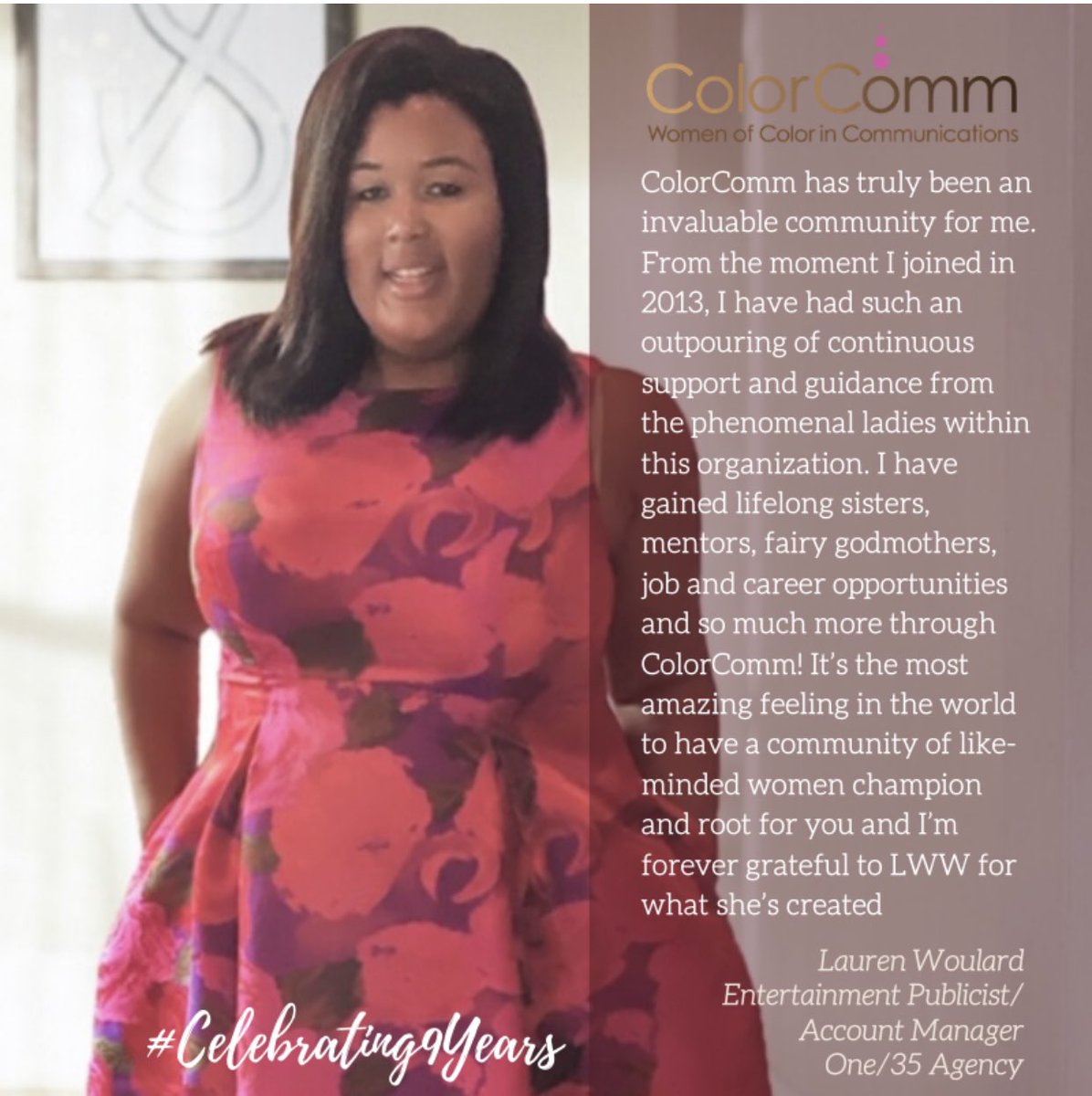 ColorCommntwk's tweet photo. This #ColorComm #MemberMonday we recognize @misslaurenpaige for her dedication as a member of the leadership team, volunteer and for her consistent service as a #C2Miami team member. Thank You Lauren for your commitment to helping others. #celebrating9years #colorcomm9 https://t.co/S2f6PngI5C