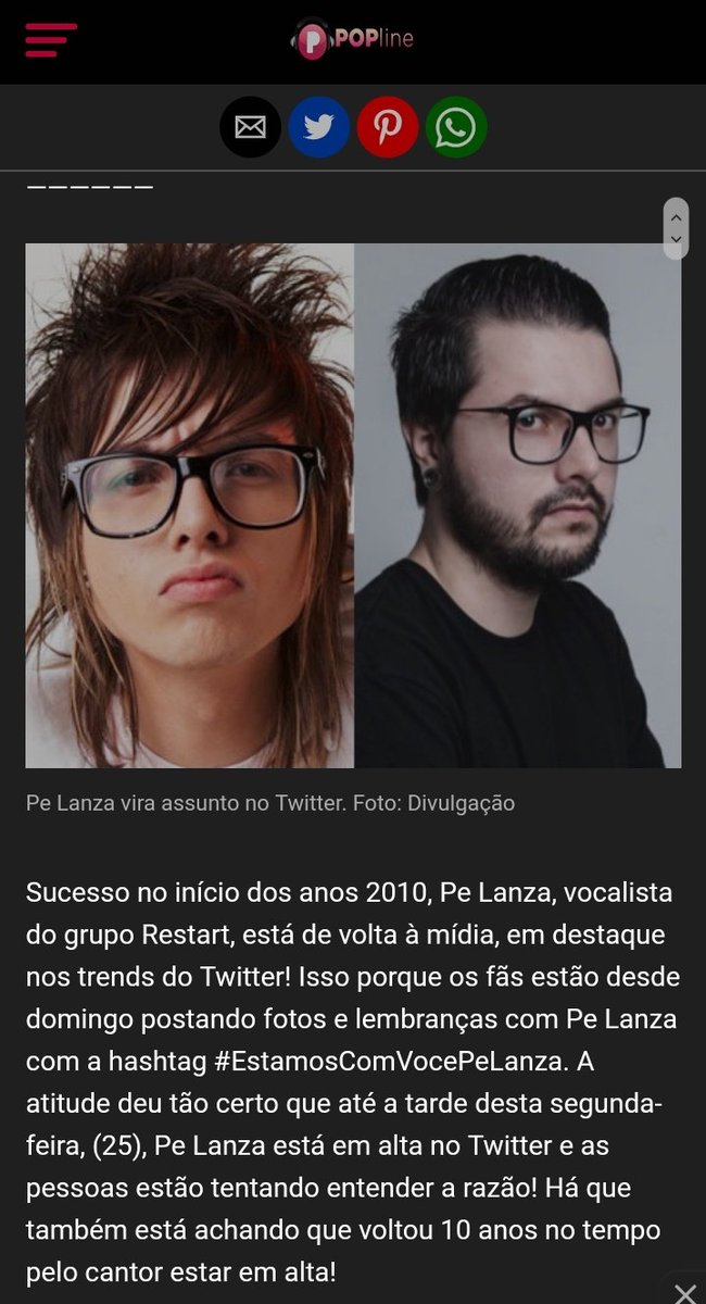 E a felicidade em ver isso?? Ahhh, só o começo de um recomeço! <a href="/pelanza/">Pe Lanza</a> 
#EstamosComVocePeLanza