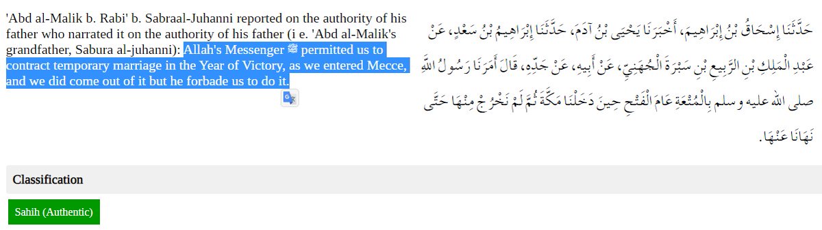 3 - que la mut'a fut pratiquée, puis interdite a la prise de La Mecque ... donc plus tard, d'après la tradition. https://muflihun.com/muslim/8/3257 