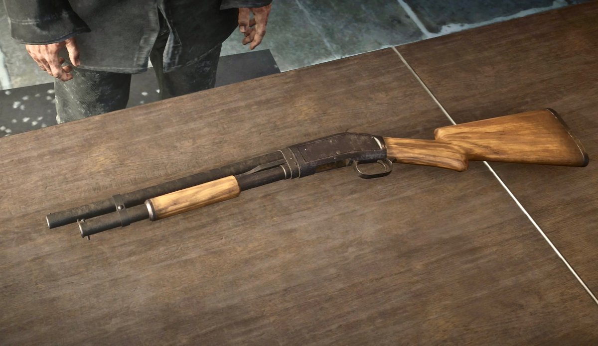 WheelerRawsonCo's tweet photo. Pump-Action Shotgun
Unlocks at Rank 5
Visit your local Gunsmith & pick one up, otherwise you can order from our handheld catalogue to have delivered directly to you. #RedDeadWeapons
#WRCoWeaponry https://t.co/X1tCDhWTnT