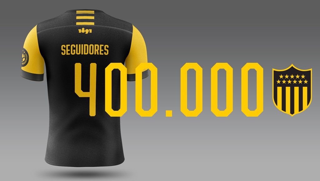¡Llegamos a 4️⃣0️⃣0️⃣K en Instagram! 

Y lo celebramos sorteando la camiseta oficial de #Peñarol entre nuestros seguidores. 

👉 RT 🔁 ya estás participando 💛🖤