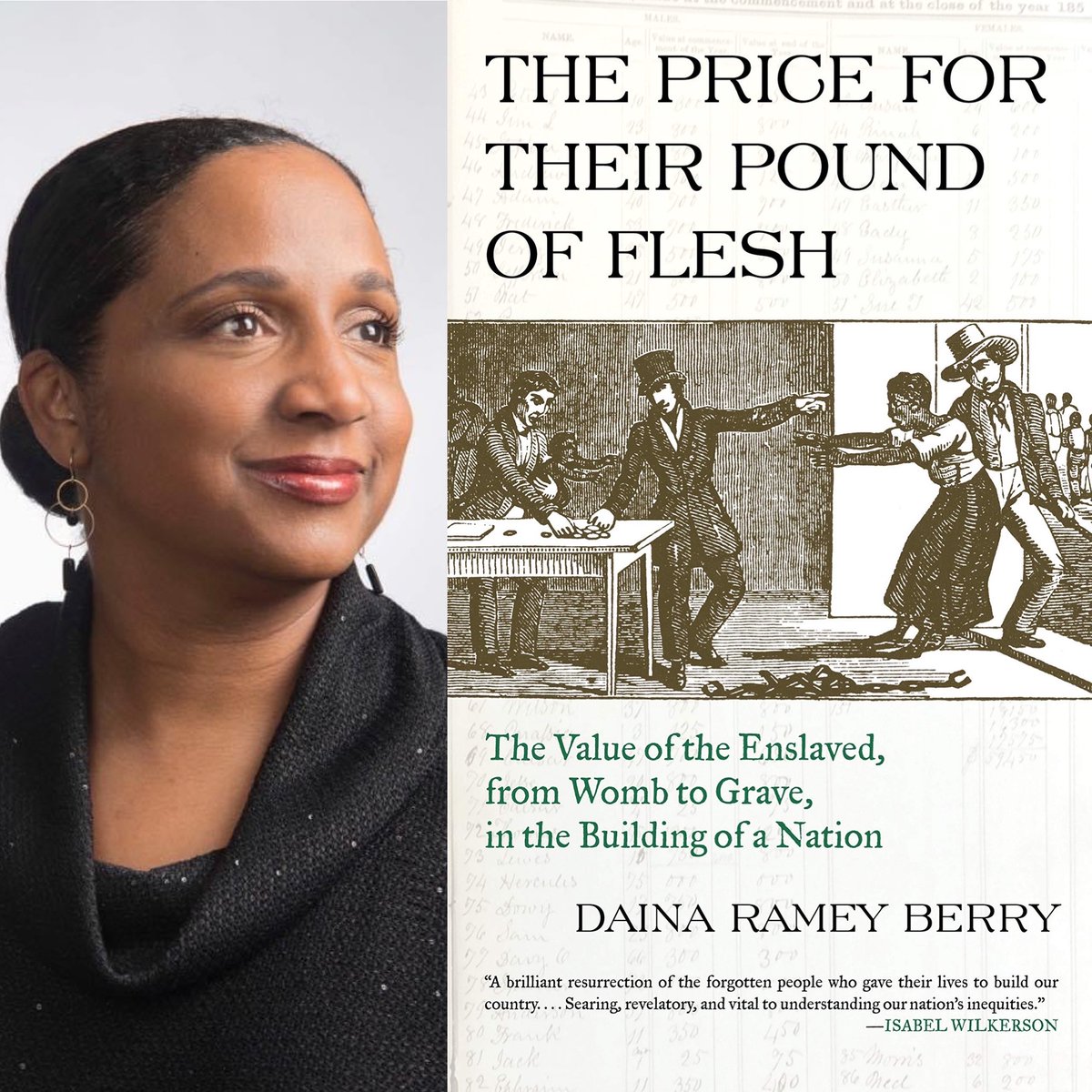 araujohistorian's tweet photo. #BOOK84 Daina Ramey Berry's The Price for Their Pound of Flesh: "...exploitation of both sexes occurred when enslavers forced enslaved people to copulate against their will--which I labeled third-party rape." #slaveryarchive #WomenAlsoKnowHistory https://t.co/mH16zHaY1C