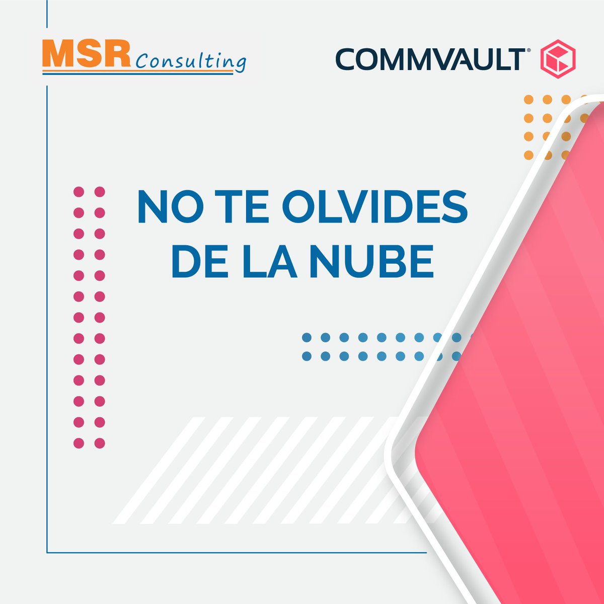 MSR_CTM's tweet photo. Mejora el rendimiento de los respaldos y restauración de los datos de tu empresa 

¡No pagues por algo que no necesitas! 

👉 https://t.co/ts0VhO84mg

#MSRConsulting #DataProtection #CommVault https://t.co/GdaOLFfQRU