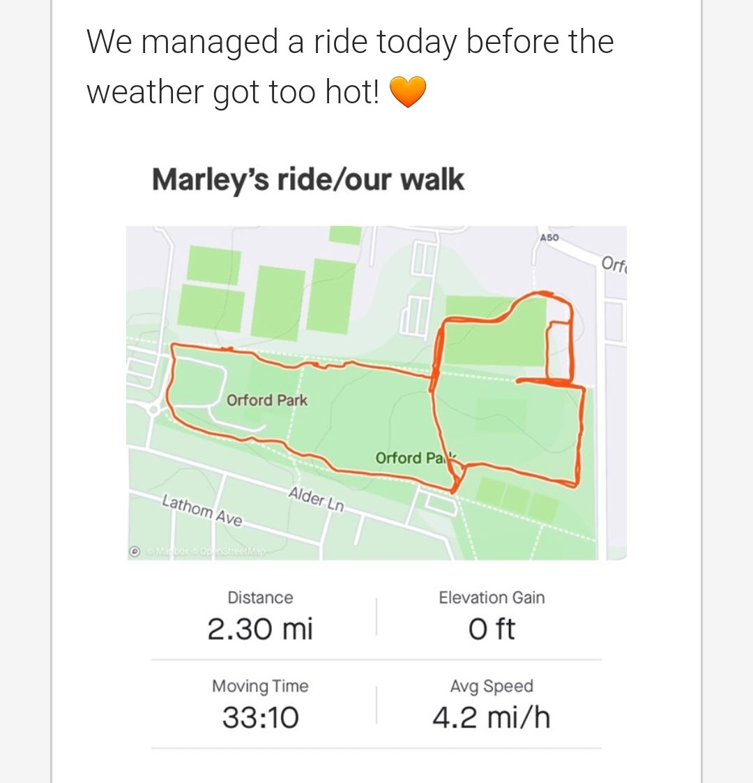 Marley is doing fab with his marathon challenge! Not far to go now 💪

justgiving.com/marley-warburt…