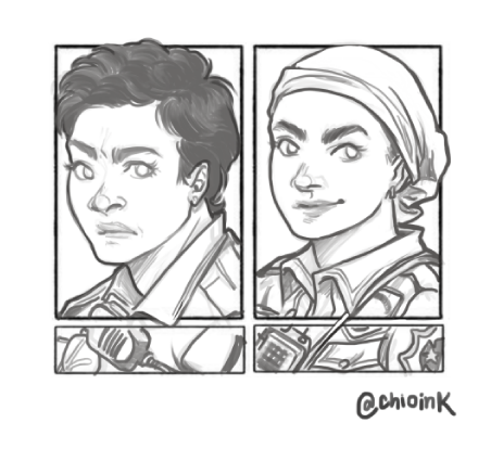 chiooink's tweet photo. The ladies of #911onFox #911lonestar for my #SixFanartsChallenge
#sixfanarts #sixfanartchallenge #buddie #Marjanmarwani #athenagrant #EddieDiaz #EvanBuckley #tarlos #sketch #doodle #sixfanart #911fandom #911fans https://t.co/r7UMIUzGZE