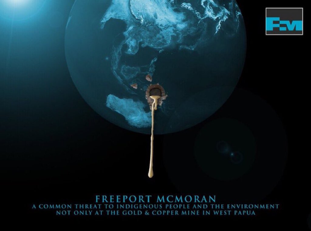 #WestPapua is an invasion of a people’s territory. It is being conducted under false pretences &amp; in support of a giant American mining corp
