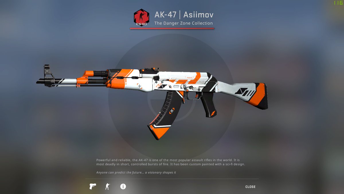 Cam_Ceej's tweet photo. GIVEAWAY !!
AK-47 ASIIMOV FT COVER RIFLE WORTH R600.00
See my pinned tweet to enter :)
Mad love for all the support https://t.co/ggBJeUBXyj https://t.co/ICBb5VKcgo