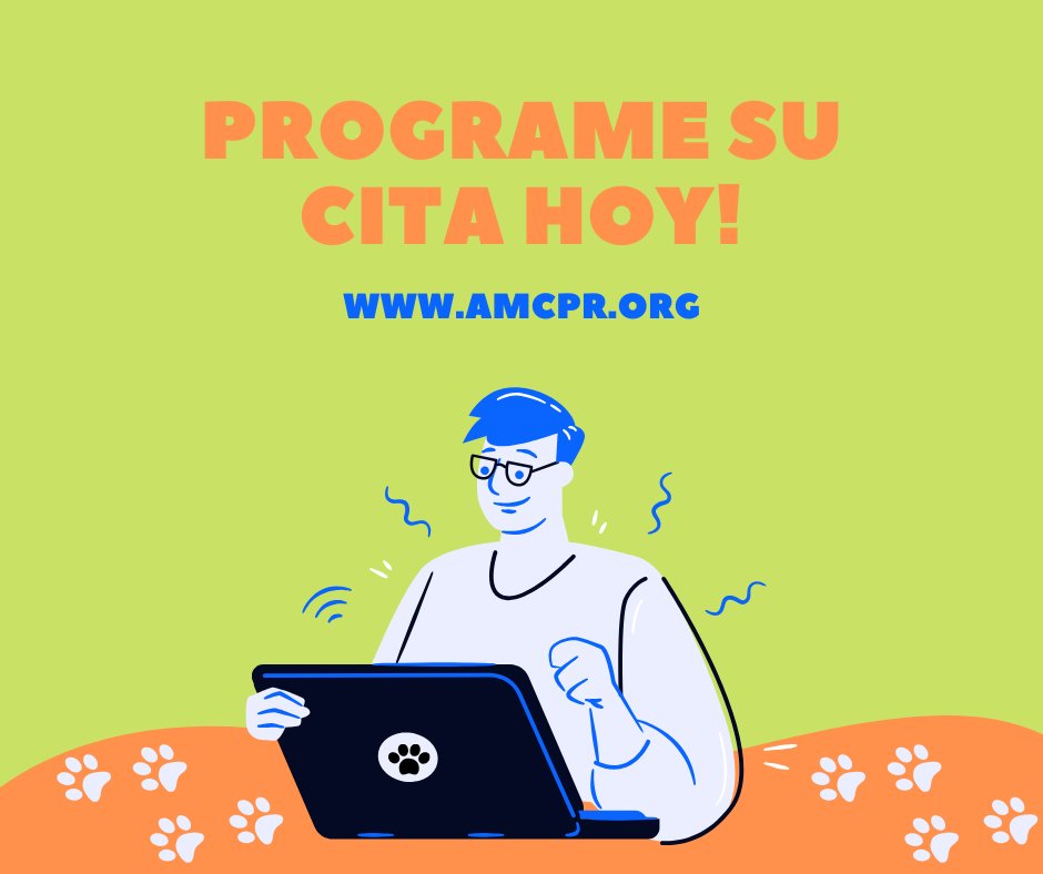 AnimalMedicalPR's tweet photo. 🐾 ¡Ya puedes programar la cita de su mascota online! 🐾 

Puede llenar el formulario a través de https://t.co/8iwUDNmhLF y nos contactaremos con usted a la mayor brevedad posible para coordinar su cita. https://t.co/XByiA18vZI