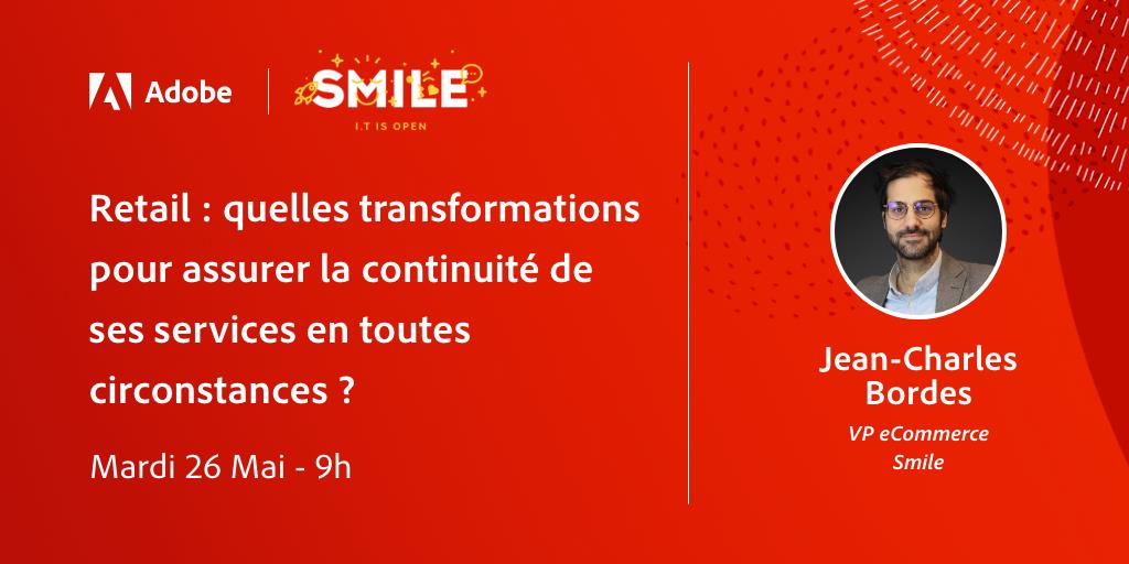 #ExperienceMakers
🆕 Découvrez le premier live de notre mini-série consacrée à l’importance de l’agilité au cœur de la culture des entreprises. 
✅ Chaque mardi, retours d’expérience et conseils avisés de notre écosystème de partenaires. 
📍Le 26 mai dès 9h avec <a href="/GroupeSmile/">Smile - I.T is open</a>