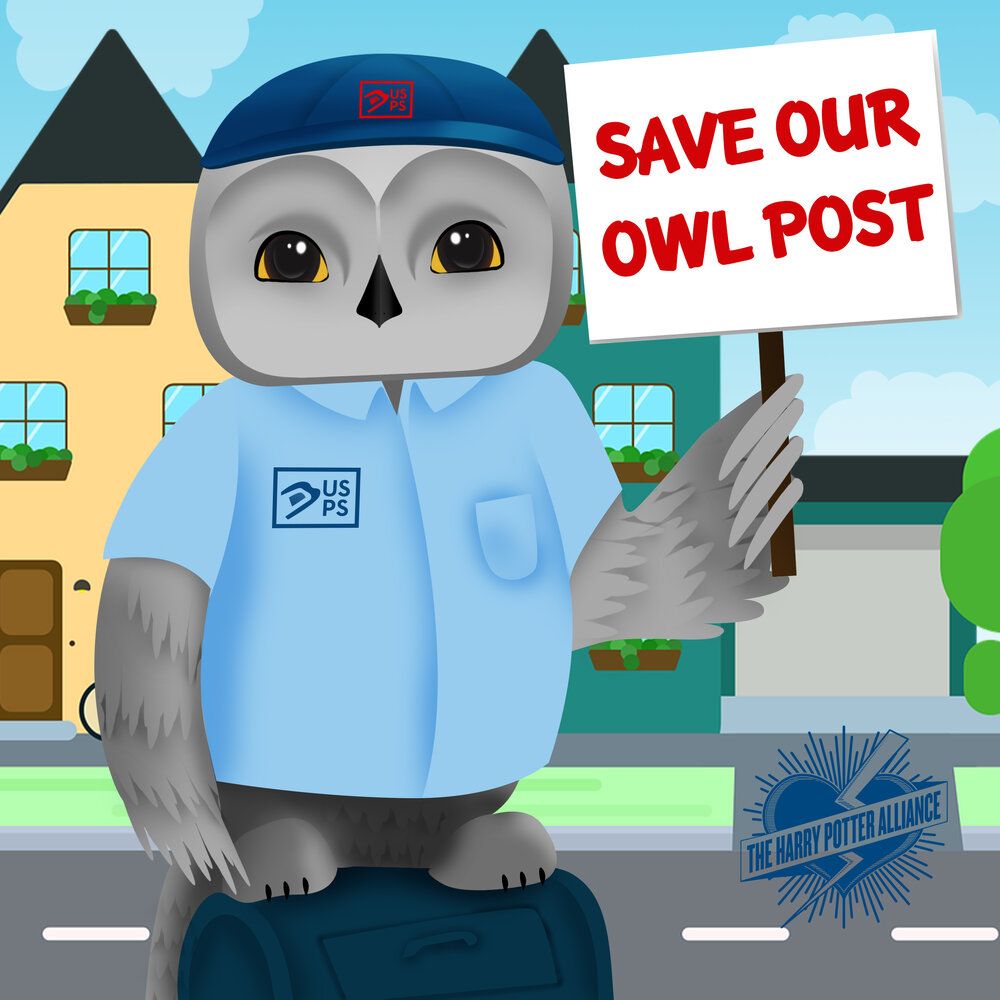 FandomForward's tweet photo. No need for a time turner to do two things at the same time here! Download postcards and stationary to contact your lawmakers to #SaveOurOwlPost and save that same post with the owls you send!
https://t.co/7IxMROzkr9 https://t.co/wRrTA6xpMr