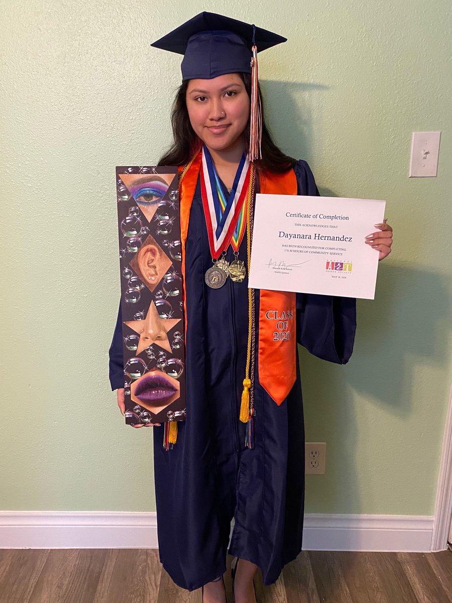 bhs_nahs's tweet photo. Congratulations to all the seniors in NAHS, especially to these great artists that invested their time making amazing art at BHS. We will miss you and we wish you the best in your future goals. Enrique Arvizu, Dayanara Hernandez and Christina Wang @BHS_Broncos @FBISDvisualart https://t.co/MYlKrpuMhq