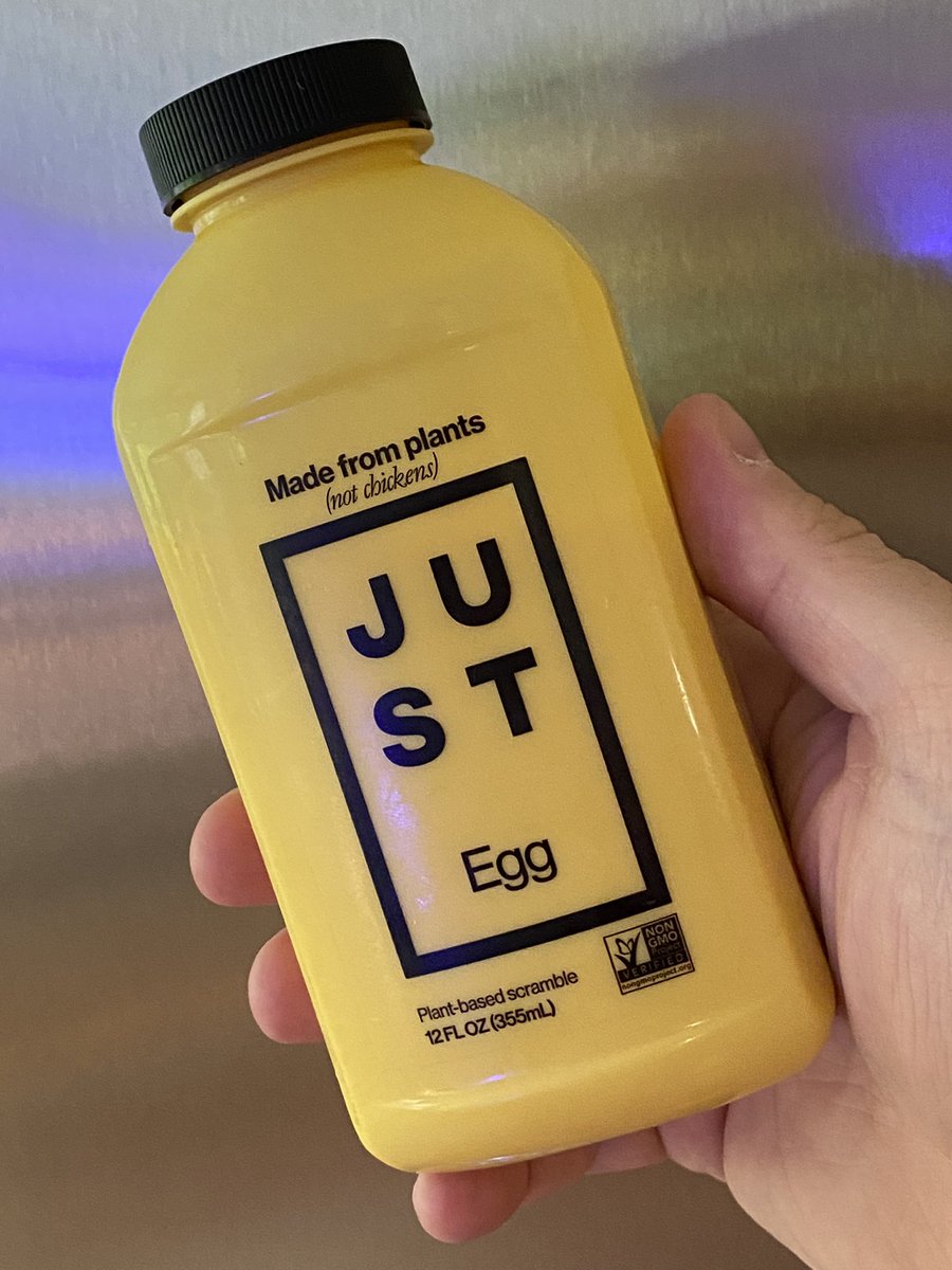 groktopus's tweet image. Ok I just tried this #platbased scramble by @eatjust and it’s blowing my mind that this is not from a chicken. 👍🏻 🌱 #vegan