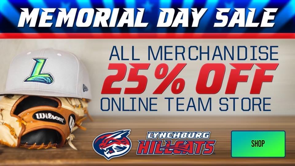 HCHowlers's tweet photo. Happy Memorial Day! Enjoy 25% off the entire online merch shop; today only! #HillcatsatHome #ClawsUp #TraditionRoarsOn
https://t.co/58MFcmOrUb https://t.co/9bClPA5Vc4