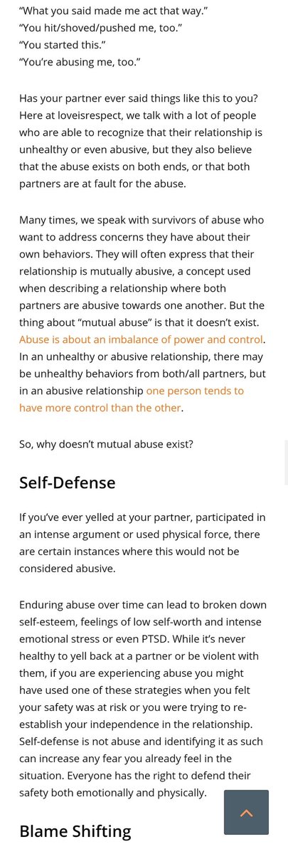 Article about the myth of mutual abuse and how abusive people use "blame shifting".(Remember when Amber claimed he scraped her toes on purpose and then proceeded to hit him harder than before?) https://www.loveisrespect.org/content/myth-of-mutual-abuse/