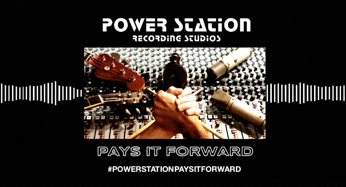 #PowerStationPaysItForward is an initiative to give free studio time to those who post! We’re committed to rebuilding the community that built our brand. Every Wed. we’ll select a random post to receive free studio time.
Want to learn more? 
Click here! bit.ly/PowerstationPa…