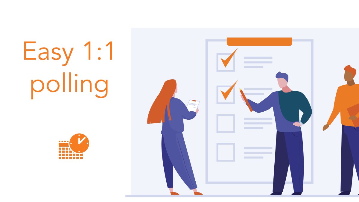 needtomeet's tweet photo. When you need to meet with a lot of people individually, the last thing you want to spend time on is scheduling. NeedToMeet has easy to use 1:1 polling features. Sign up today and get a 14-day free premium membership. https://t.co/VKxqZURBeN #NeedToMeet #SimpleSchedulingTool https://t.co/FXVPsyJlOu