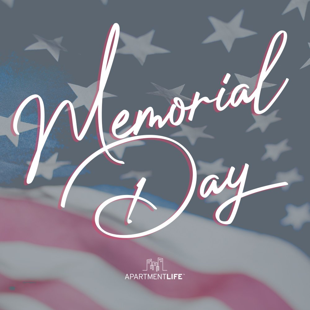 Happy Memorial Day from everyone here at Apartment Life! How are you celebrating the holiday? 

#memorialday
#heartsofgratitude
#bettertogether