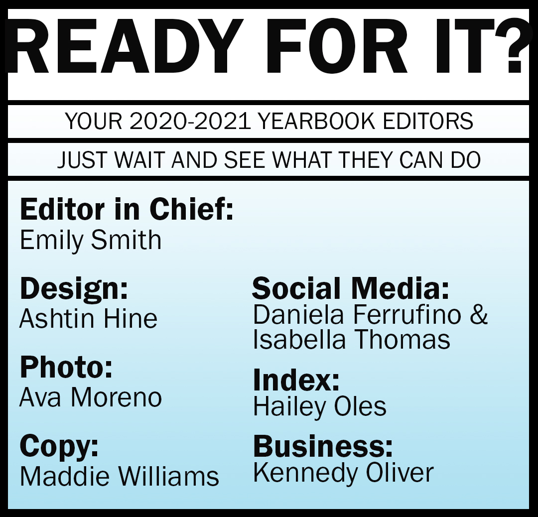 Congratulations to our new editors! We're already getting work and know that you'll love next year's book.