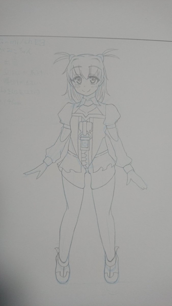 「アイコン、その他にしようかなと思ってる娘、あとでスキャンして色とか塗る。 」|がみこのイラスト