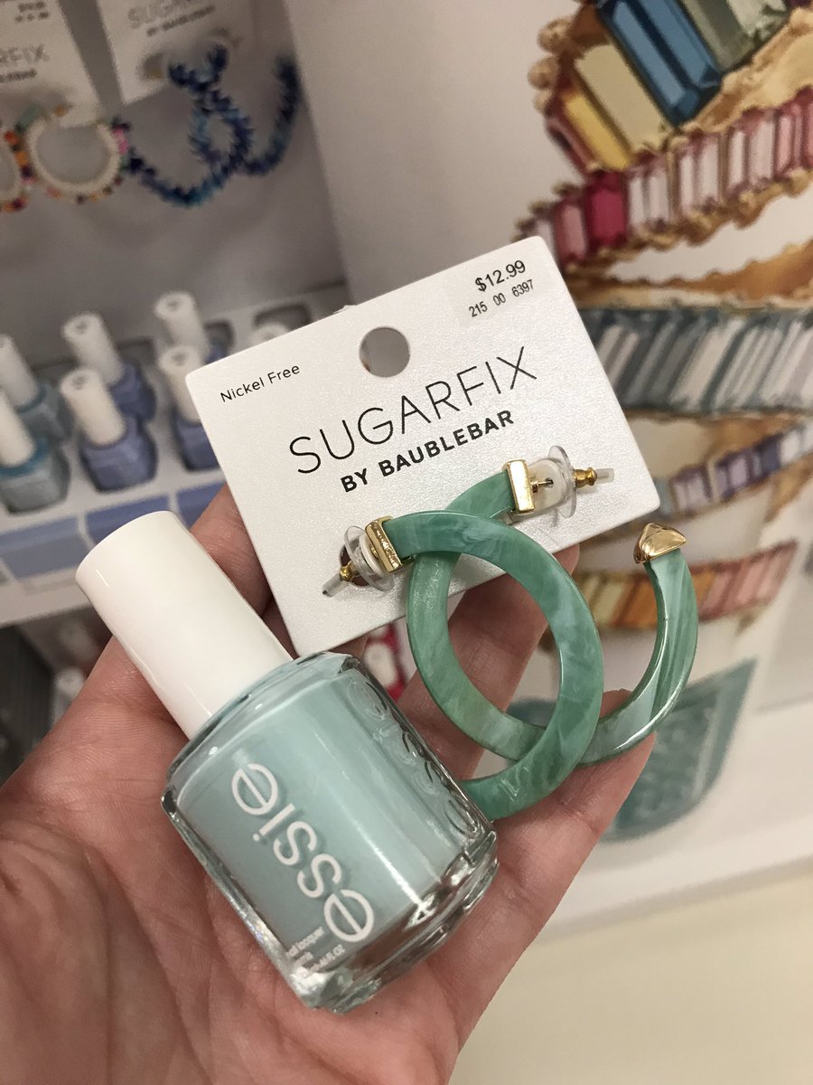 Ready, Set, Match! 💅💍 Loving our Essie and SugarFix combo! Shoutout to our beauty consultant Liz for putting this together! ☺️ #essie #sugarfix #target #T0817 
<a href="/ShannonPTGT/">Shannon P</a>