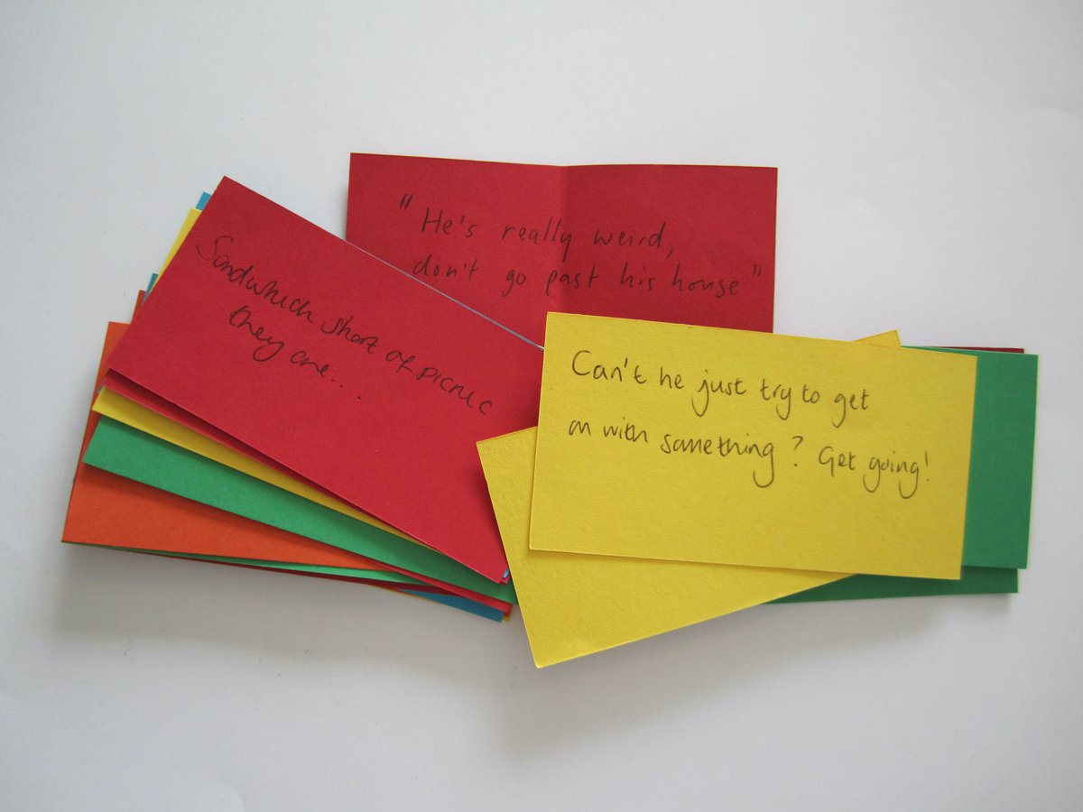 CraftspaceYouth's tweet photo. In 2016, Heather Green's craftivist campaign looked at #mentalhealthstigma and the negative, hurtful labels people are given.
#craftivism #makingforchangeexpo #mentalhealthawareness https://t.co/WKFGxjQZos