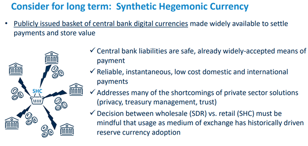 Another option would be to have other currencies as the global standard. People discuss the Euro or Renminbi having this role one day. A creative proposal from Mark Carney is to create a synthetic global hegemonic currency.  https://www.bankofengland.co.uk/-/media/boe/files/speech/2019/the-growing-challenges-for-monetary-policy-speech-by-mark-carney.pdf