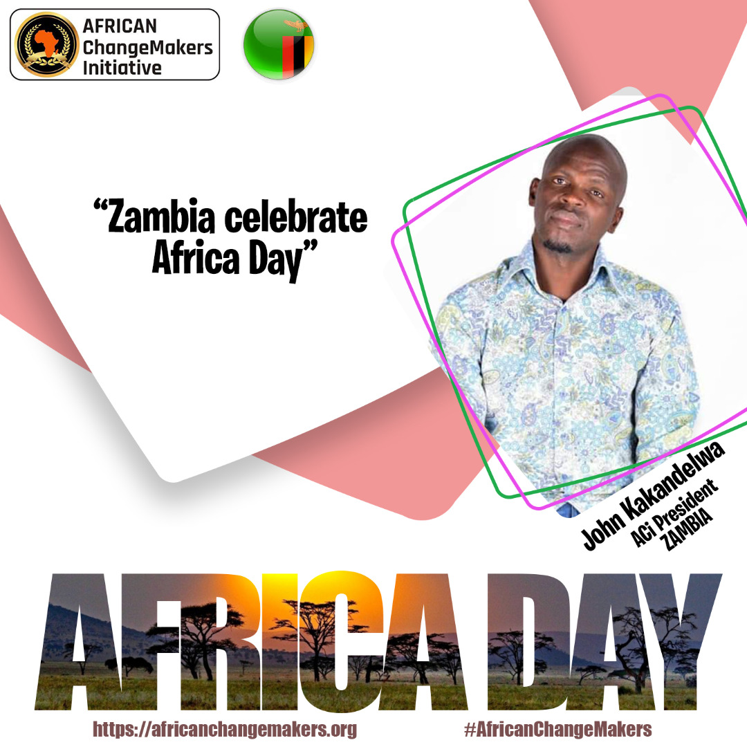 ChangemakerLead's tweet photo. John Kakandelwa - ACi Zambia Chapter President celebrate Africa Day with Zambians alumnus, members and the rest of Africa.
#AfricanChangeMakers #AfricaDay #ACiZambiaChapter
#socialimpact #ACiAlumni #ACiChapters #Changemakers #Africayouth #Africa #changemaking
#africanyouthfwd https://t.co/FqJXqt2jRs