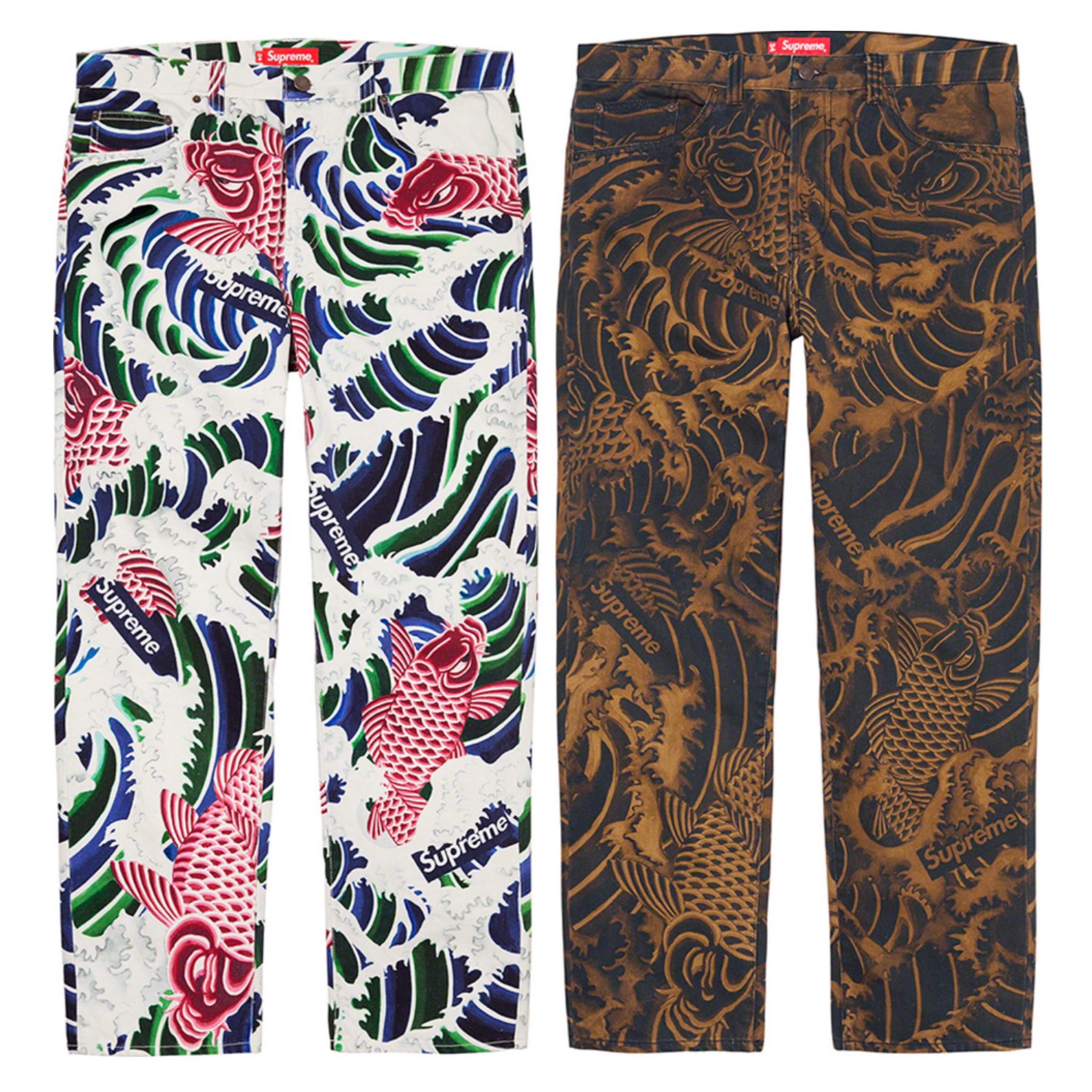 supreme koi fish jacket