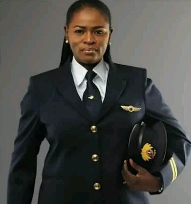 7. Adeola Ogunmola Sowemimo - the first Nigerian female to fly the gigantic Boeing 787 Dreamliner at Qatar Airways & to fly the Boeing 767 Aircraft across the Atlantic.