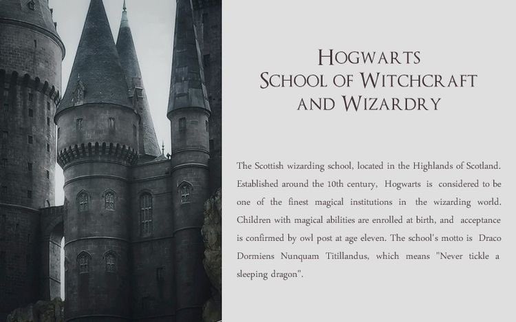 Hogwarts School of Witchcraft and Wizardry