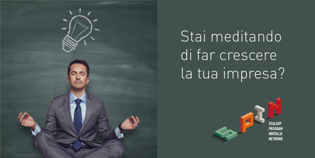 Invitalia's tweet photo. Stai pensando di far crescere la tua #impresa? Partecipa alla nuova call di #SPIN, il programma di #Invitalia in collaborazione con @_ELITEGroup_, promosso dal @MISE_GOV, per lo scaleup delle #imprese innovative del mezzogiorno. Iscriviti qui al webinar ⤵️
https://t.co/VDGYqzl4MK https://t.co/7jAXwCT3lh