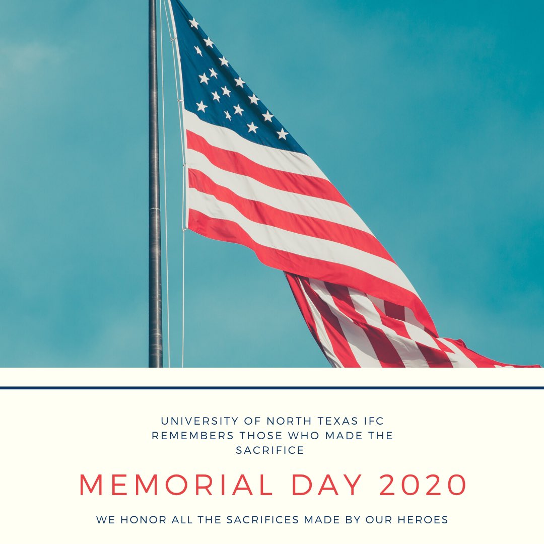 Today we honor the men and women who made the ultimate sacrifice for our freedom. Have a safe Memorial Day.