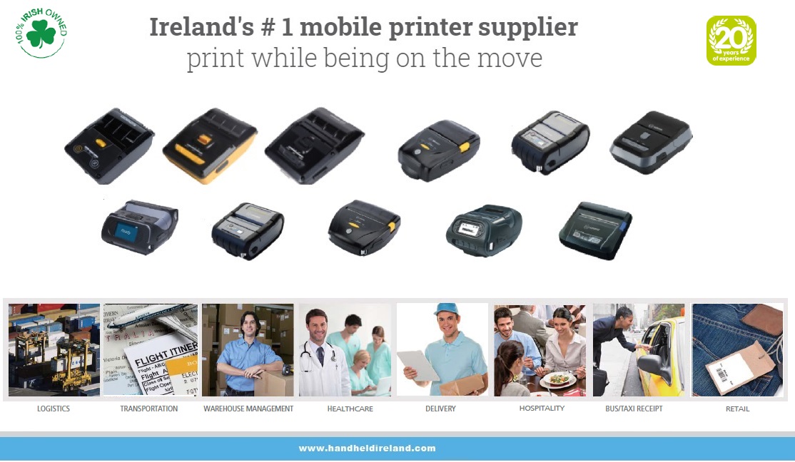 handheldireland's tweet photo. Equip Your Mobile Workforce with the Power to Print on demand increase your employees’ productivity, precision and accuracy. 
Choose the Printer that is Perfect for Your Needs Regardless of your industry or whether you’re printing barcodes, labels, receipts or tickets. https://t.co/0irrzEjq8y