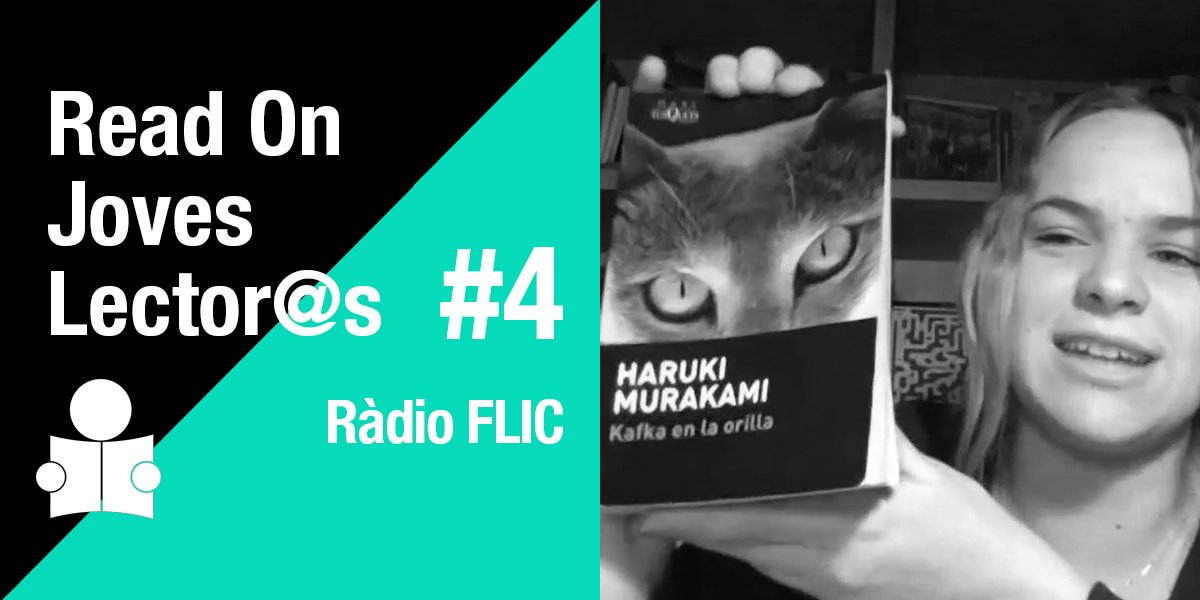 flicfestival's tweet photo. 🔊#ReadOn és el programa de #RàdioFLIC de joves lector@s per a joves lector@s! Avui, l’Elena comparteix la seva fascinació per Haruki Murakami i la Irene ens parla d'El senyal, de Marta Meneu Borja.
Us hi esperem! 🎧 👉https://t.co/tBcWHW3Zd2
#creativeuropeathome #ReadOnEu https://t.co/JDFaLv8Pue