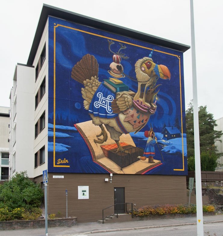 MolinaStreetArt's tweet photo. Mural by Spanish Dulk for Upeart 2017 in Espoo, Finland
#dulk #dulkart #upeart #upeart2017 #espoo #espoostreetart #streetart #mural #lamolinastreetart
📷 via https://t.co/bSbkpykWwZ | https://t.co/t8DQpzwmzy https://t.co/ohhx19LuK1