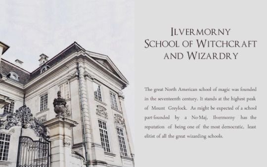 Ilvermorny School Of Witchcraft and Wizardry