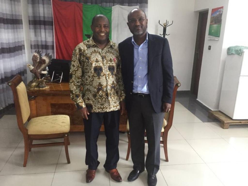 adoniaayebare's tweet photo. Congratulations my Brother and Friend General Evaristo Ndayishimiye for being declared a winner in the Burundi Presidential elections. Time for the country to move in peace and development. We have come along way from Dar- Arusha- Kampala , Pretoria in the Burundi peace process. https://t.co/l53wHAgkoV