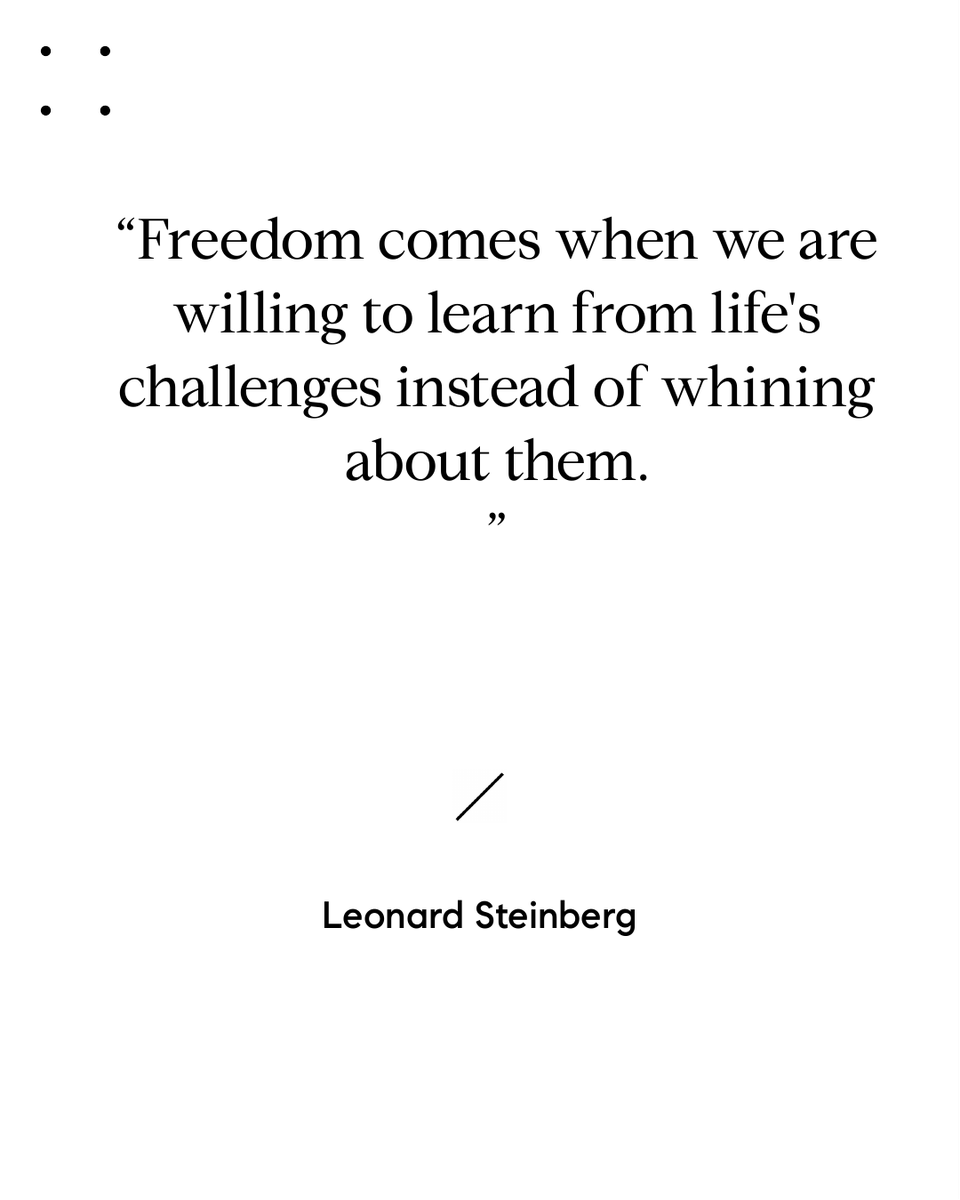 dghrealestate's tweet photo. "Freedom comes when we are willing to learn from life's challenges instead of whining about them." - Leonard Steinberg
.⠀
#motivationalMondays #inspiration #encouragement #mondaymood #dghsellshomes #homefordinnerpa #thecompassdifference #agentsofcompass #compassgreaterphilly https://t.co/dmFoiVFA5f