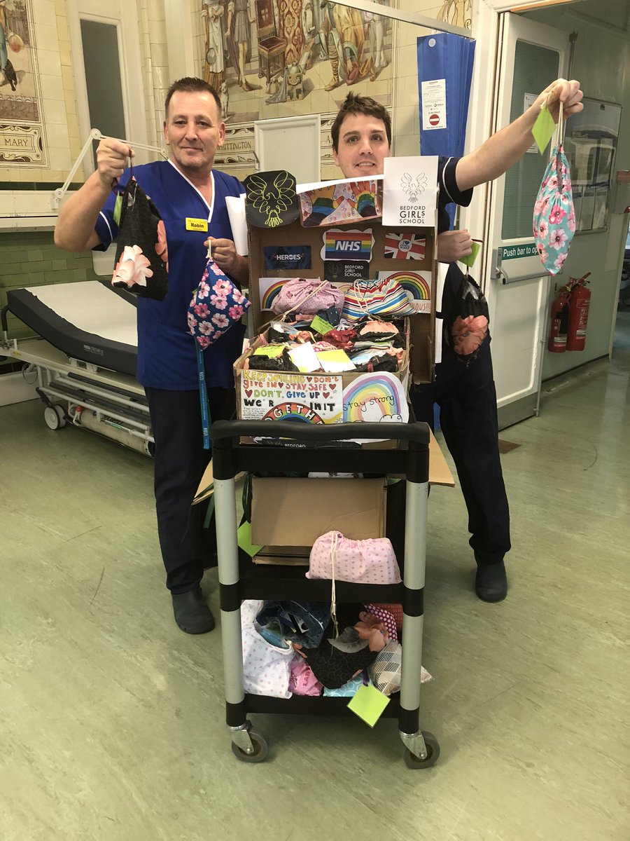 Thank you BGS for the lovey the lovely pamper bags for <a href="/bedfordhospital/">Bedford Hospital (Bedfordshire Hospitals NHS FT)</a> staff. Delivered to all the wards today and greatly recieved😊 @Brown182A <a href="/HelenFriend11/">Helen Friend</a> <a href="/PaulRaynor9/">Paul Raynor 🏳️‍🌈</a> <a href="/rani_sidhu96/">Rani Sidhu </a> <a href="/BillWood_28/">Belinda Wood</a>