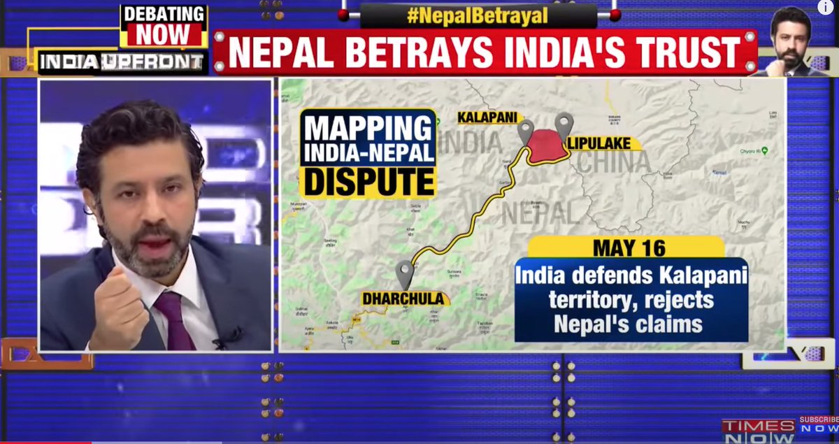 India's wolf warrior channels, which always stand ready to beat up on Pakistan, have also been relatively silent on the boundary issue -- they've instead been picking on Nepal, or China re COVID. 13/